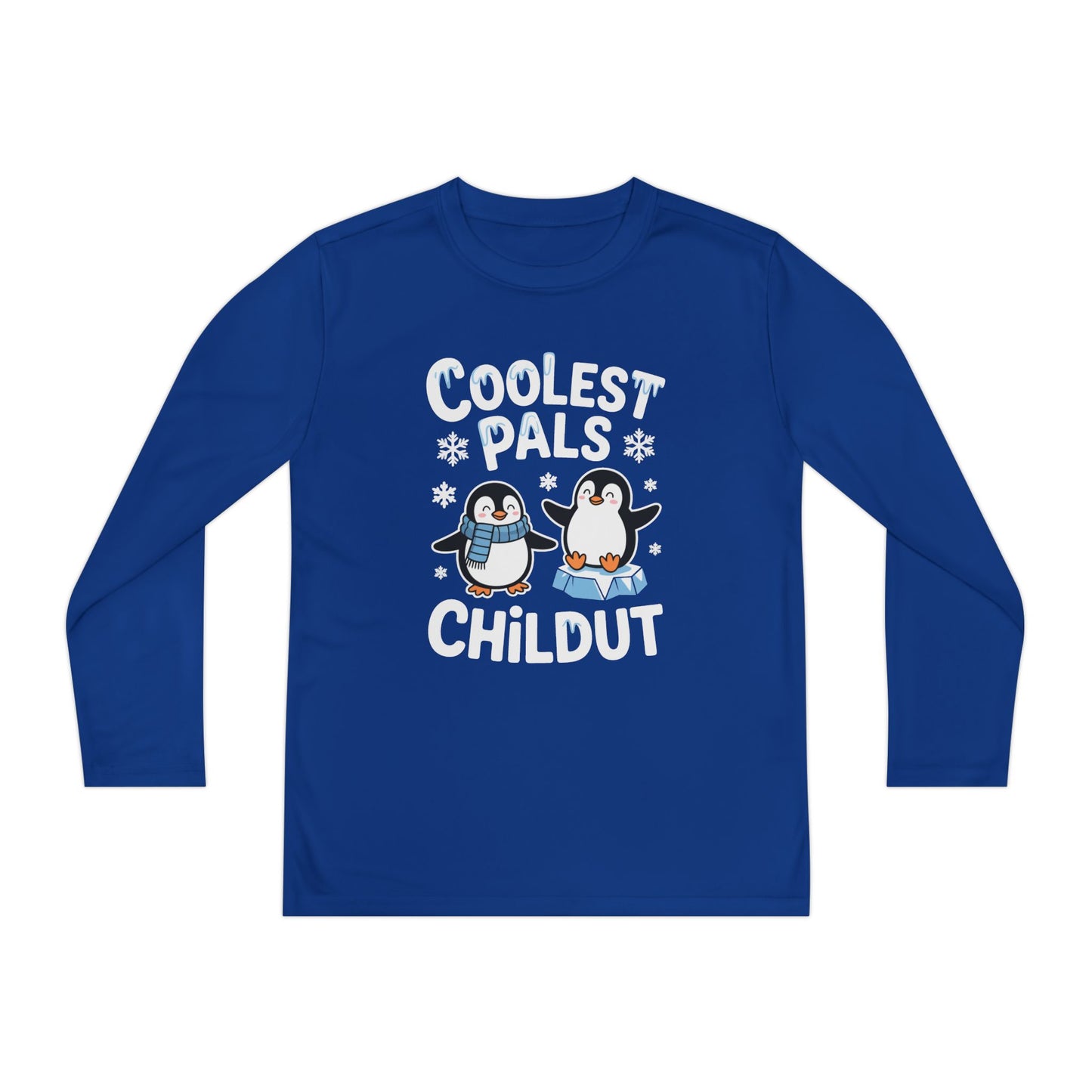Coolest Pals Childut Penguin Kids Long Sleeve Tee TEEZOCA