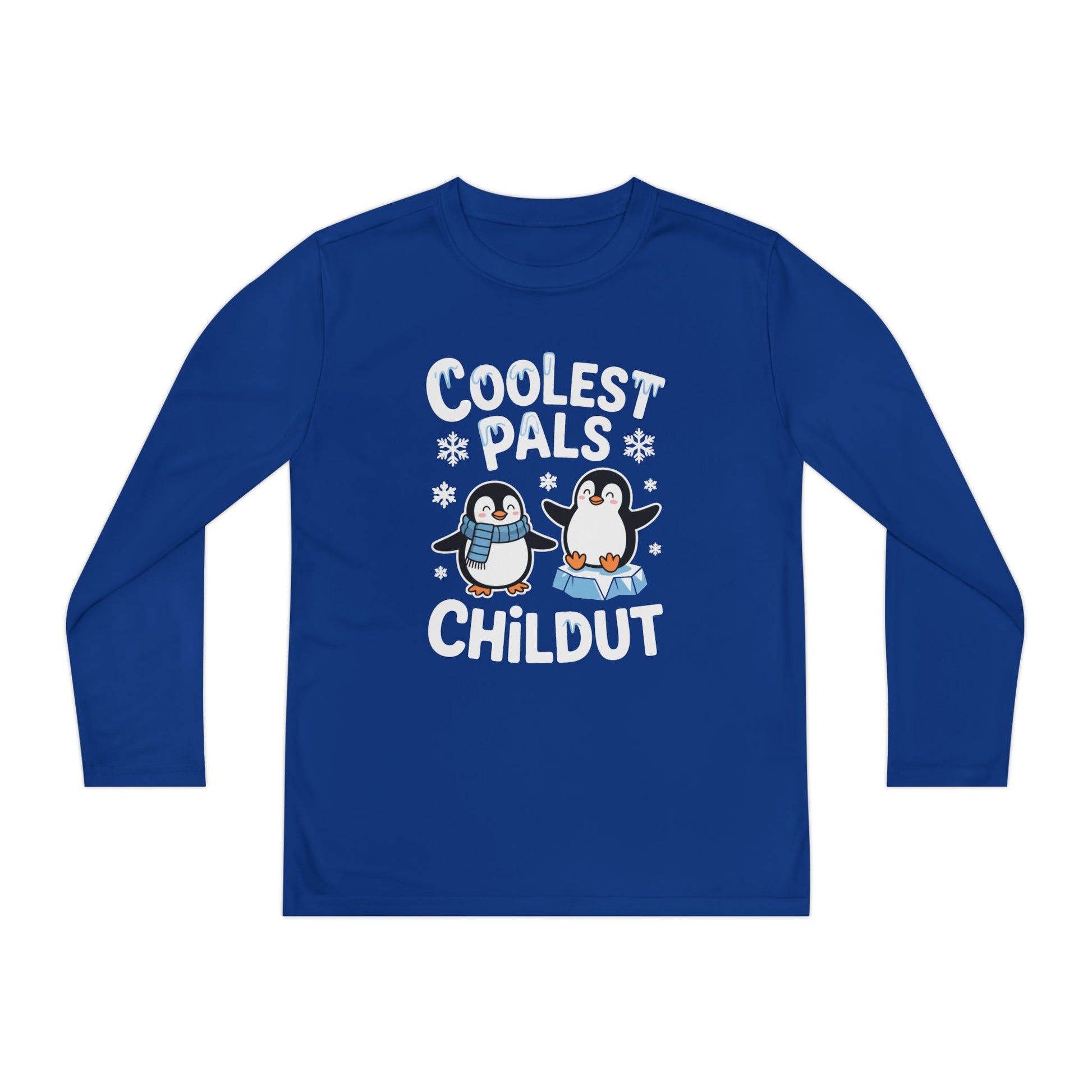 Coolest Pals Childut Penguin Kids Long Sleeve Tee TEEZOCA