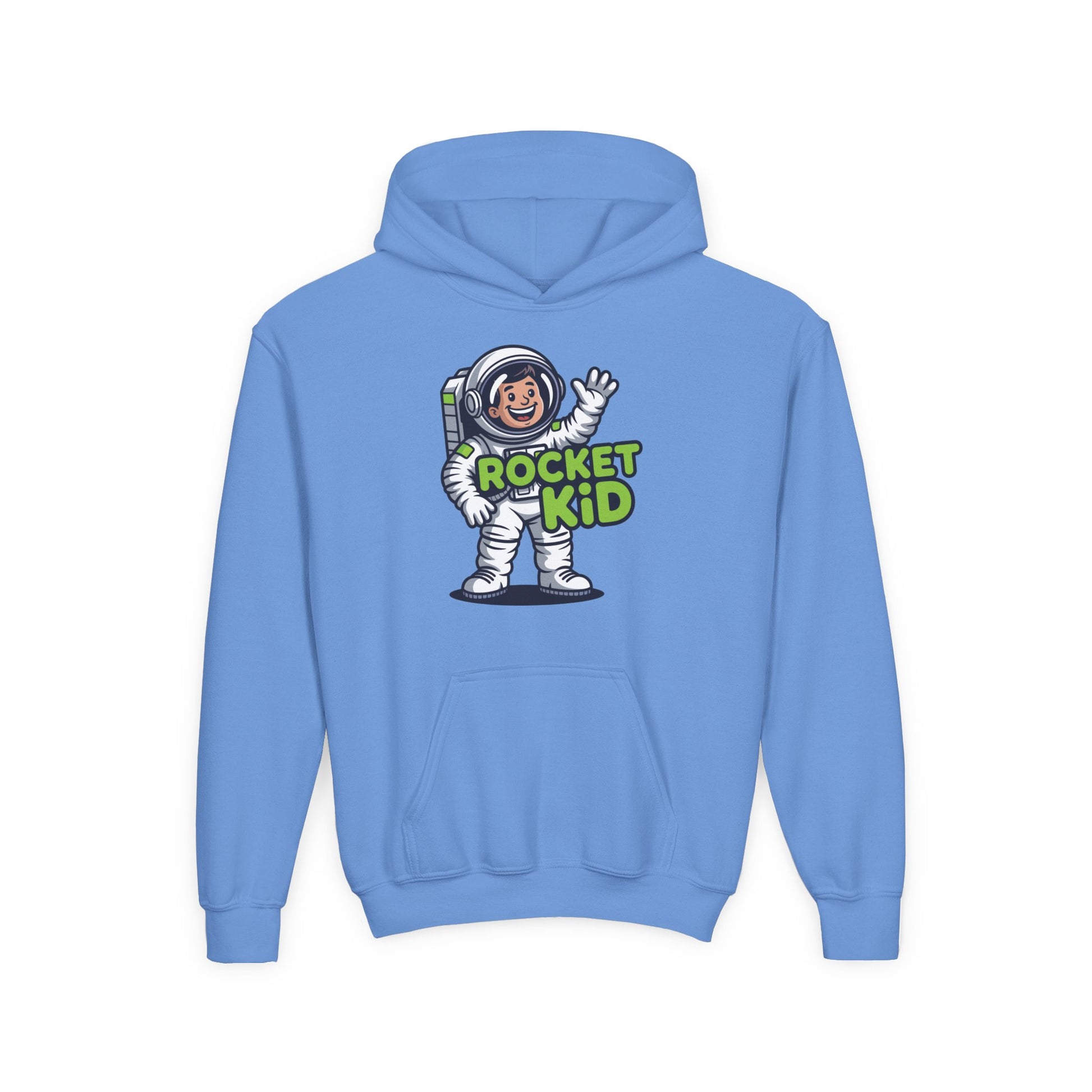 Kids hoodie with Rocket Kid astronaut space design TEEZOCA