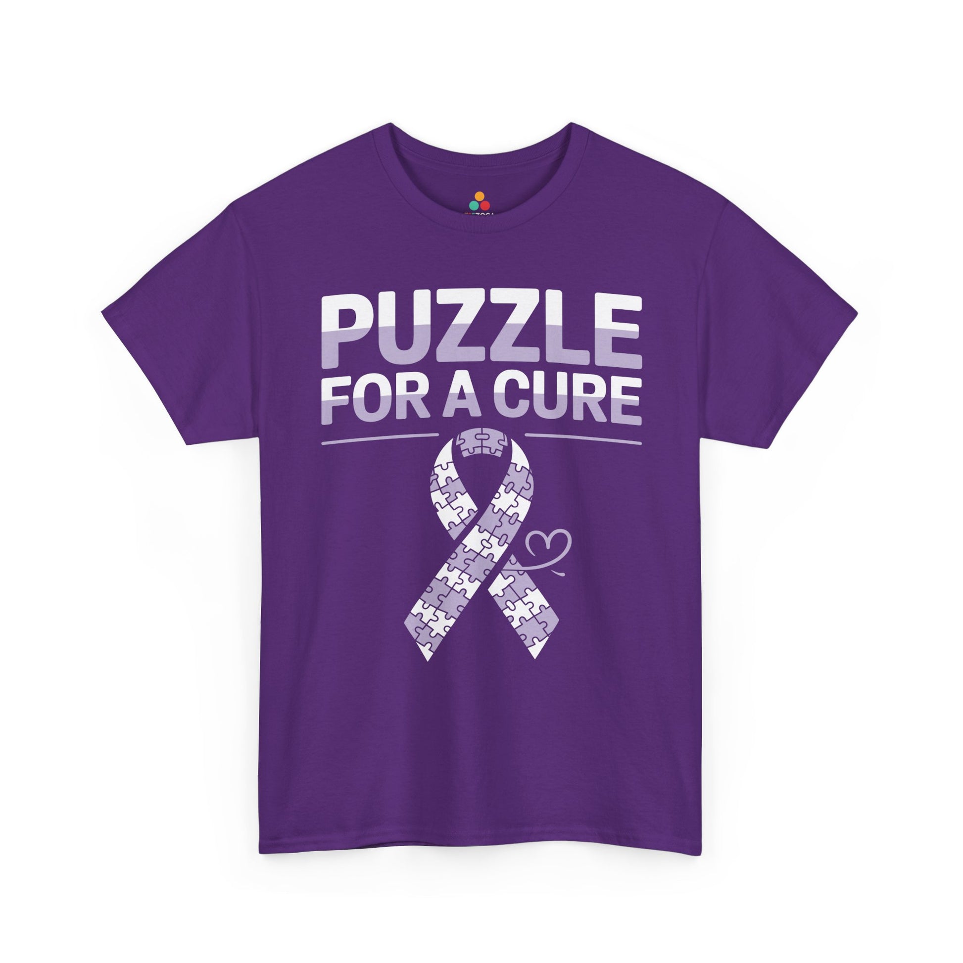 Puzzle for a Cure Alzheimer Awareness Unisex T-shirt | TEEZOCA 