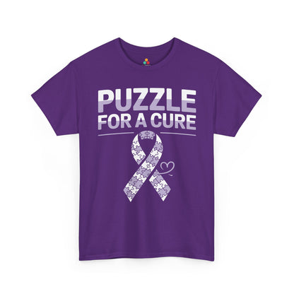 Puzzle for a Cure Alzheimer Awareness Unisex T-shirt | TEEZOCA 