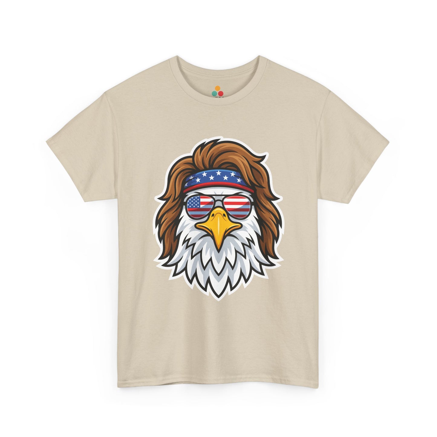 Patriotic Bald Eagle Mullet USA Flag Sunglasses T-Shirt – 4th of July 250th Anniversary Gift | TEEZOCA 
