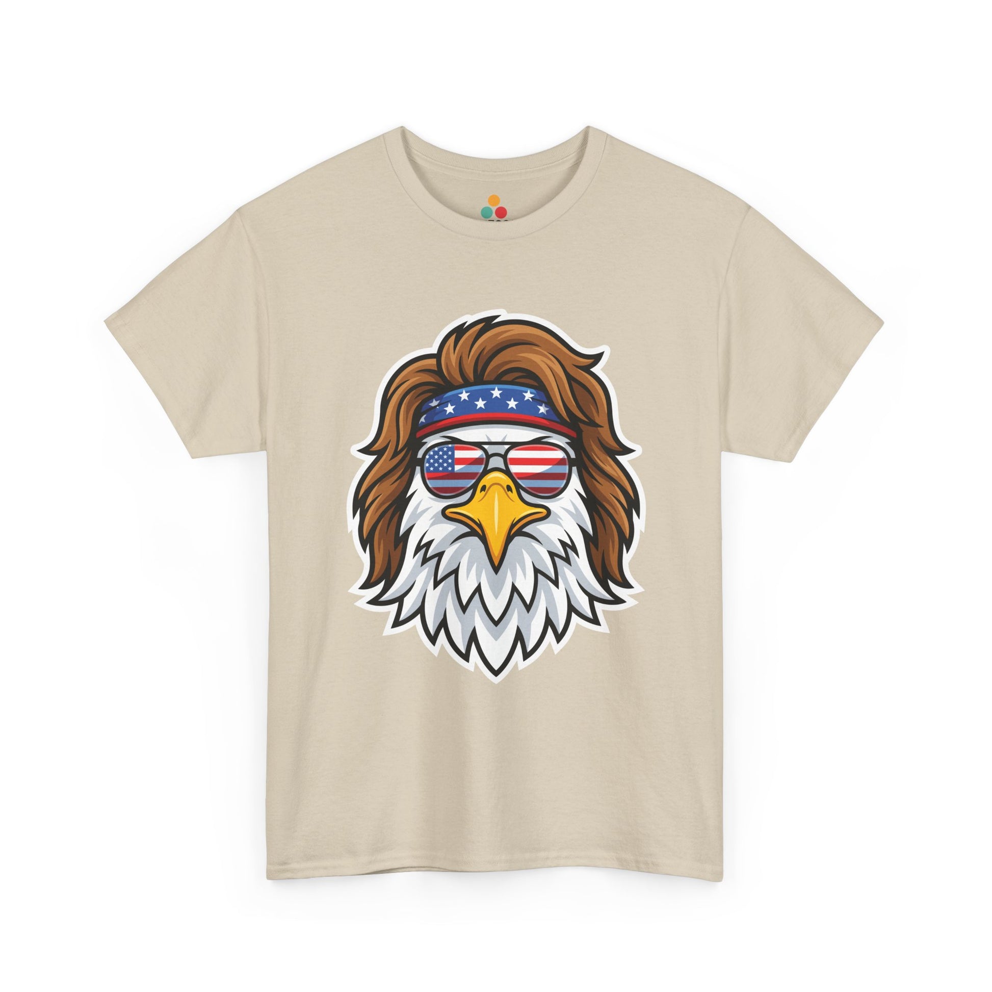 Patriotic Bald Eagle Mullet USA Flag Sunglasses T-Shirt – 4th of July 250th Anniversary Gift | TEEZOCA 