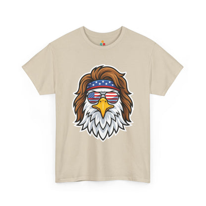 Patriotic Bald Eagle Mullet USA Flag Sunglasses T-Shirt – 4th of July 250th Anniversary Gift | TEEZOCA 