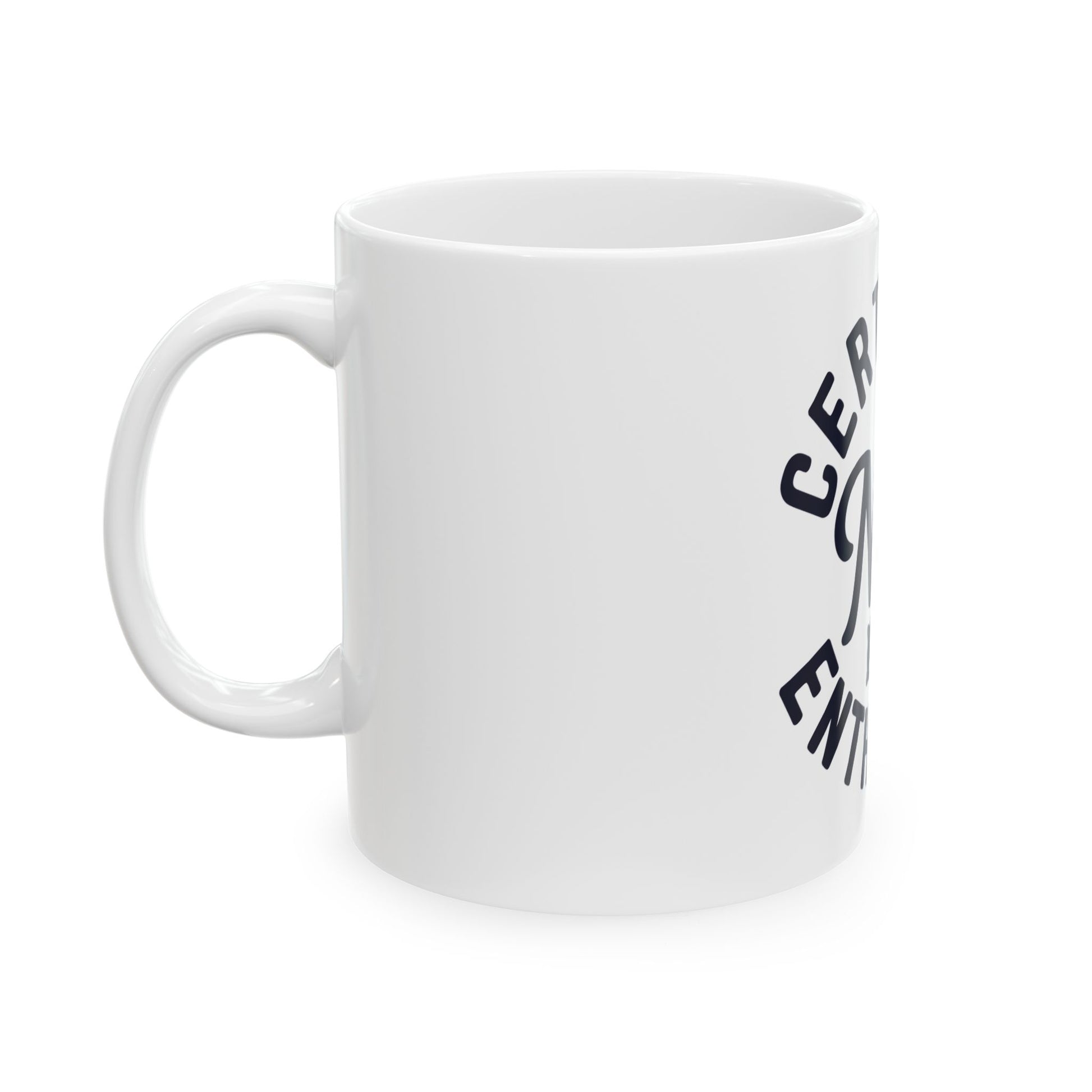 TEEZOCA coffee mug featuring Certified Nap Enthusiast cozy nap text