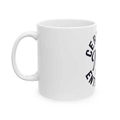 TEEZOCA coffee mug featuring Certified Nap Enthusiast cozy nap text