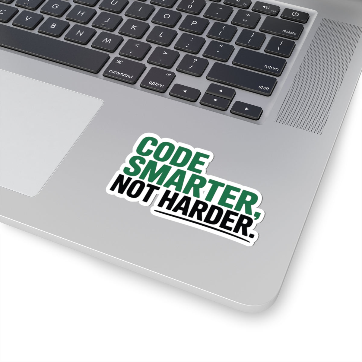 TEEZOCA programmer motivation sticker code smarter not harder design