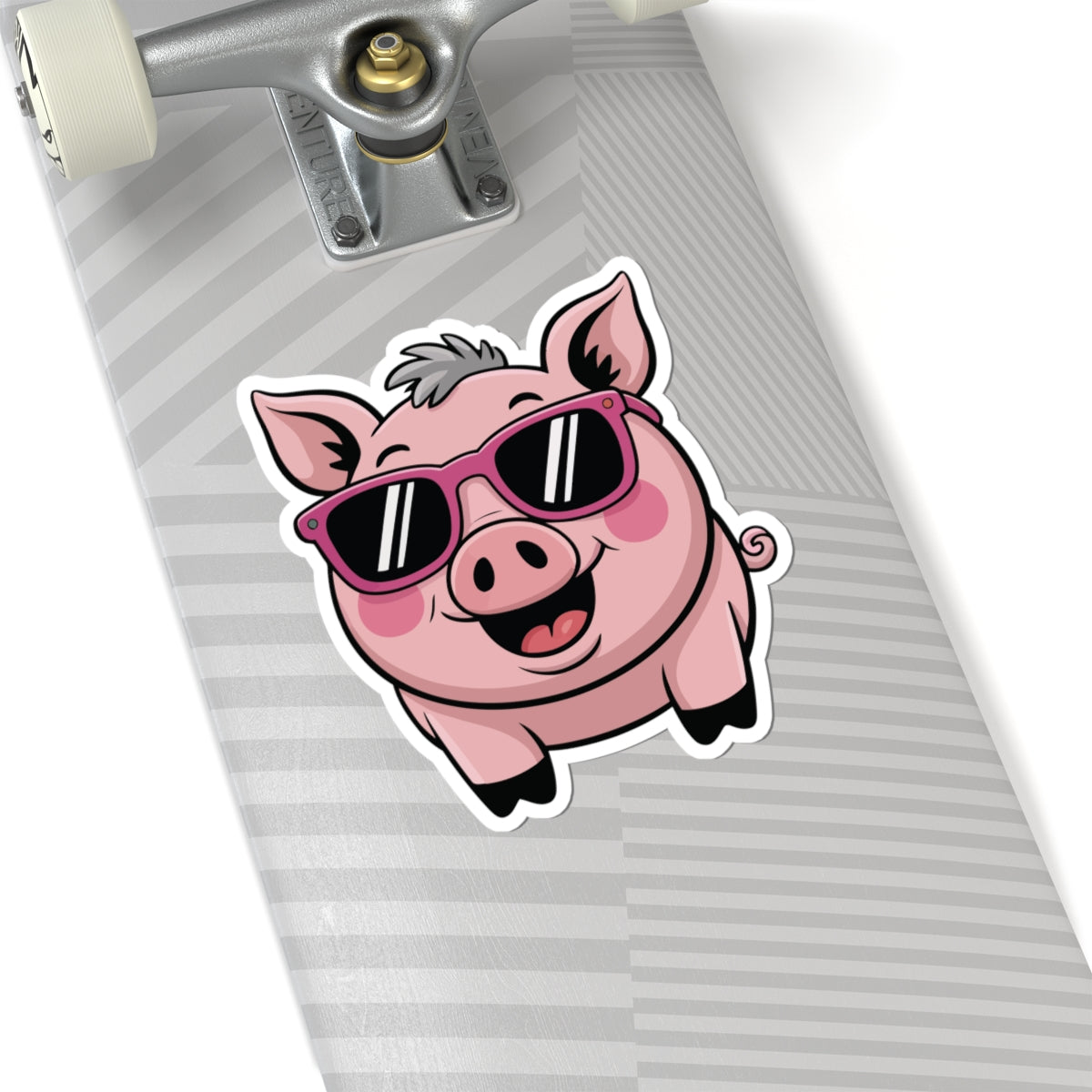 TEEZOCA cool pig sticker cartoon pig sunglasses
