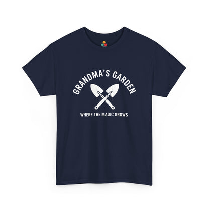 Grandma's Garden Where The Magic Grows T-Shirt – Funny Grandma Gardening Gift | TEEZOCA 