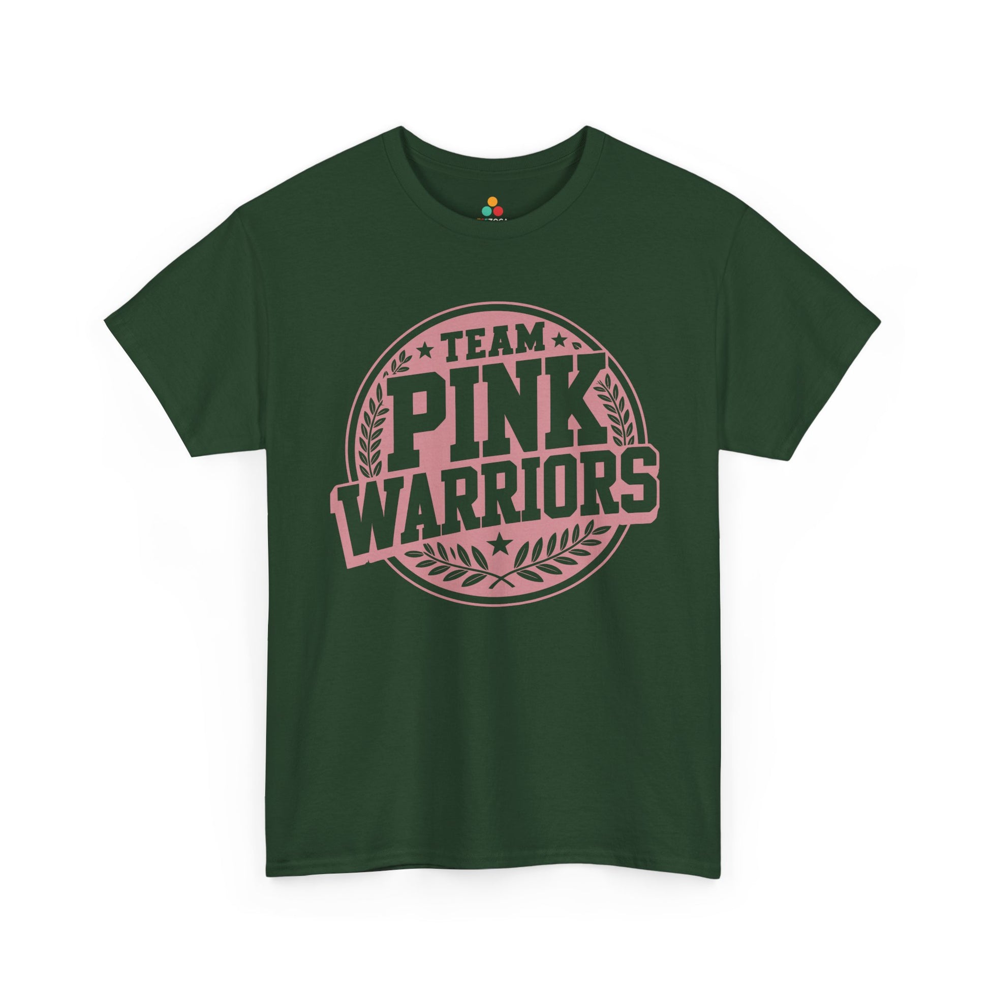 Team Pink Warriors Breast Cancer Awareness Unisex T-shirt | TEEZOCA 