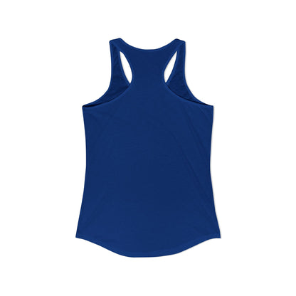 TEEZOCA women’s running tank top showcasing an energetic workout graphic for runners and gym lovers