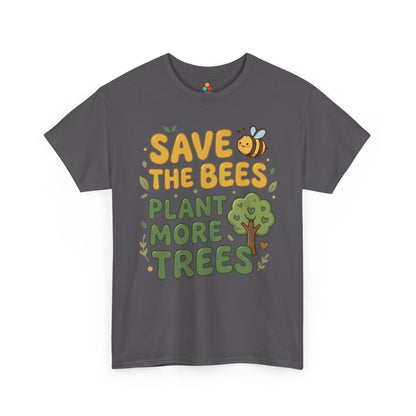 Save the Bees Plant More Trees Cute Eco Unisex T-shirt | TEEZOCA 