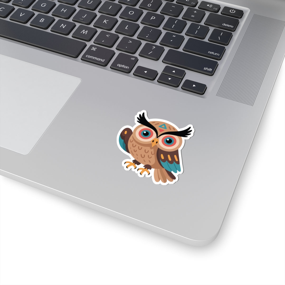 TEEZOCA cute owl illustration with tribal patterns
