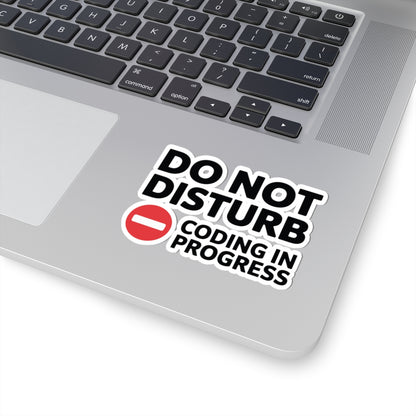 TEEZOCA programmer focus sticker do not disturb coding in progress