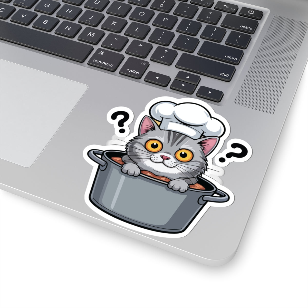 TEEZOCA funny chef cat cartoon sticker