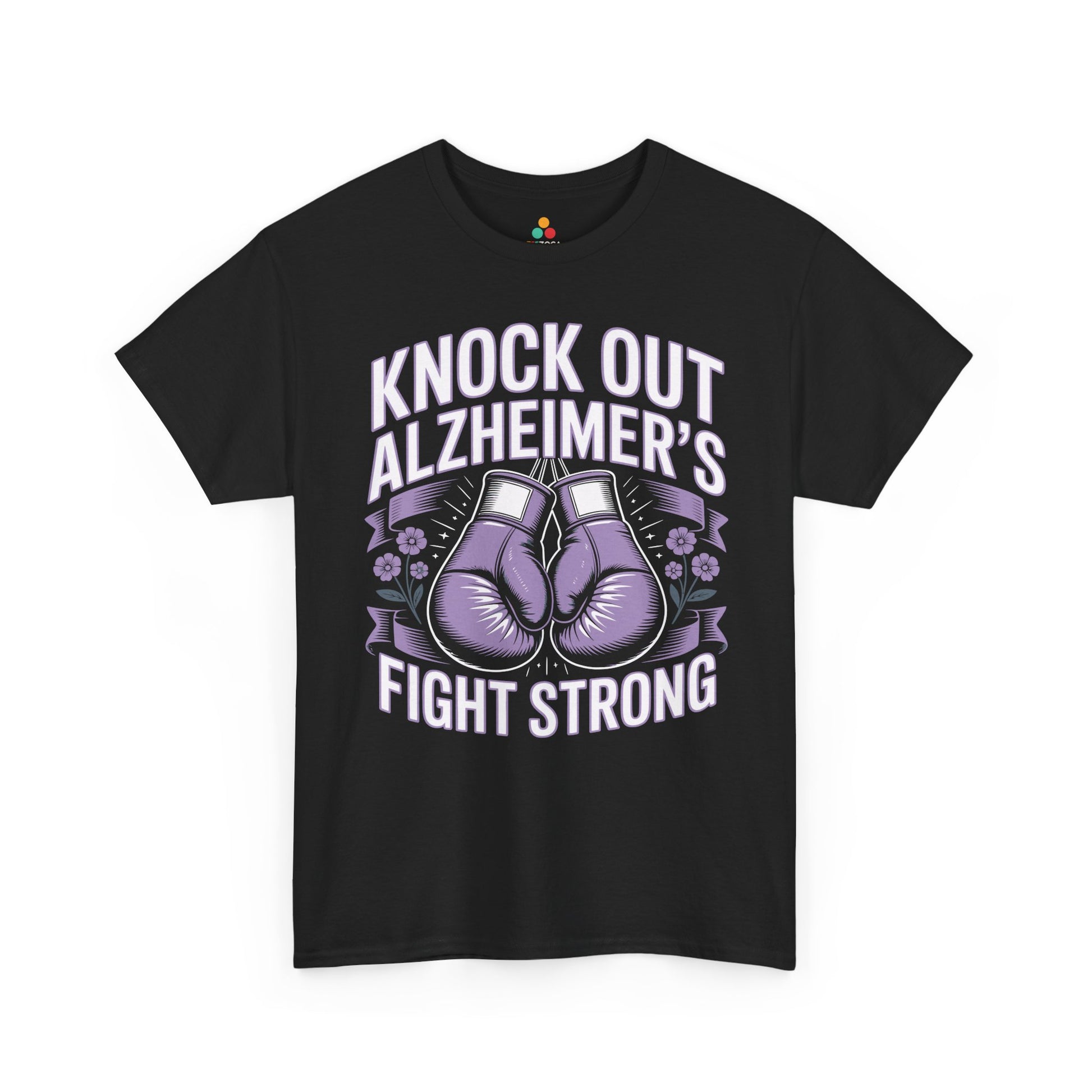 Knock Out Alzheimer’s Fight Strong Unisex T-shirt Awareness | TEEZOCA 
