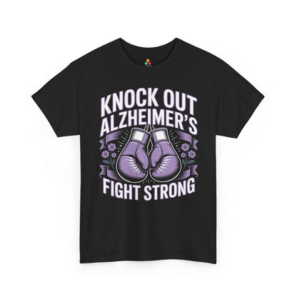 Knock Out Alzheimer’s Fight Strong Unisex T-shirt Awareness | TEEZOCA 