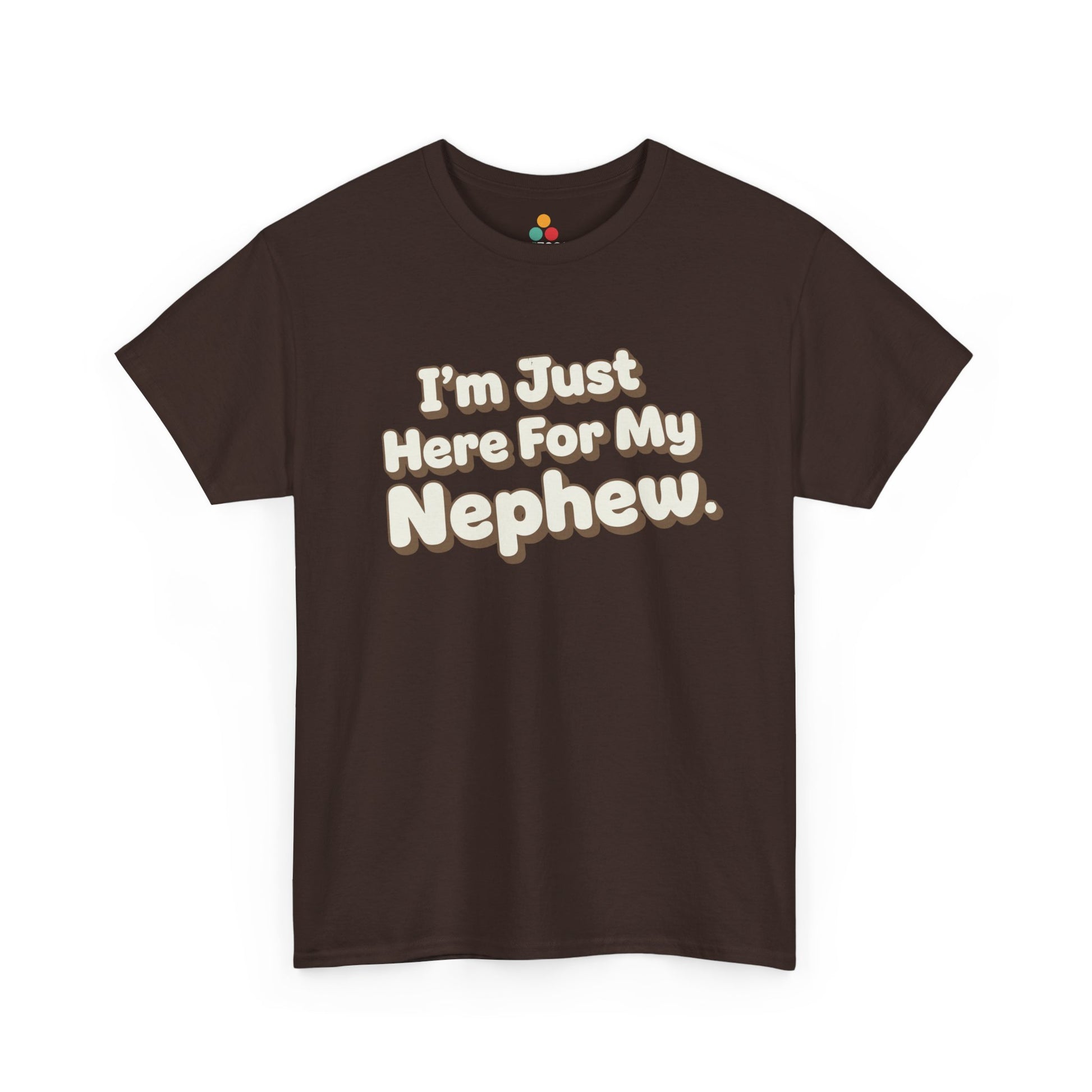 I'm Just Here For My Nephew T-Shirt – Retro Auntie & Uncle Gift Tee | TEEZOCA 