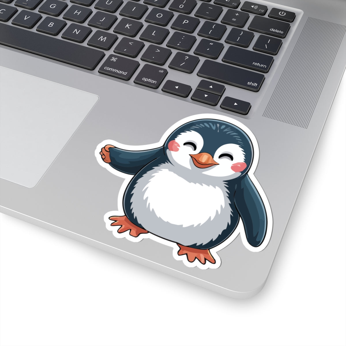TEEZOCA cute penguin sticker smiling cartoon bird