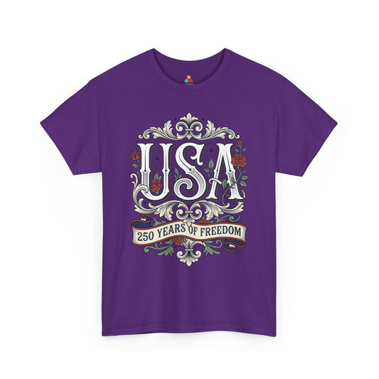 250 Years of Freedom Shirt — Vintage Americana T-shirt for Women | TEEZOCA 