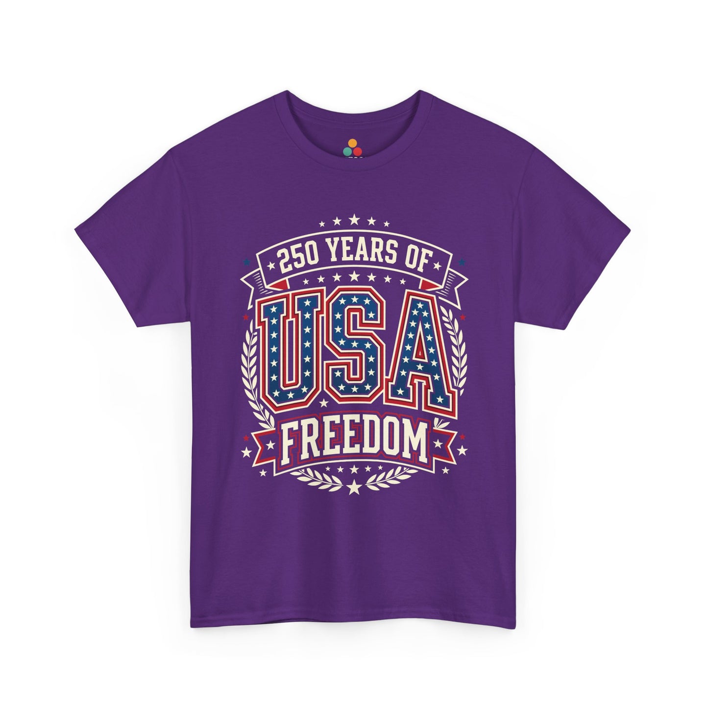 250 Years of USA Freedom Purple T-Shirt – Patriotic 4th of july 2026 Tee | TEEZOCA 