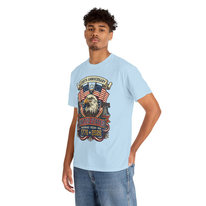 250th Anniversary Shirt 4th of July T-shirt — TEEZOCA Eagle Tee
