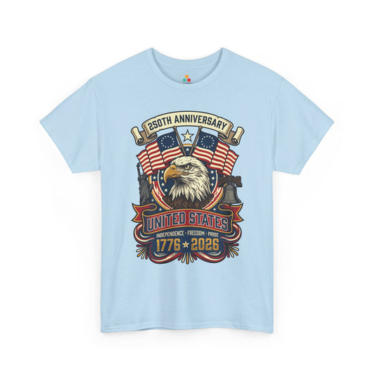 250th Anniversary Shirt Betsy Ross Eagle 1776 2026 T-shirt Gift | TEEZOCA 