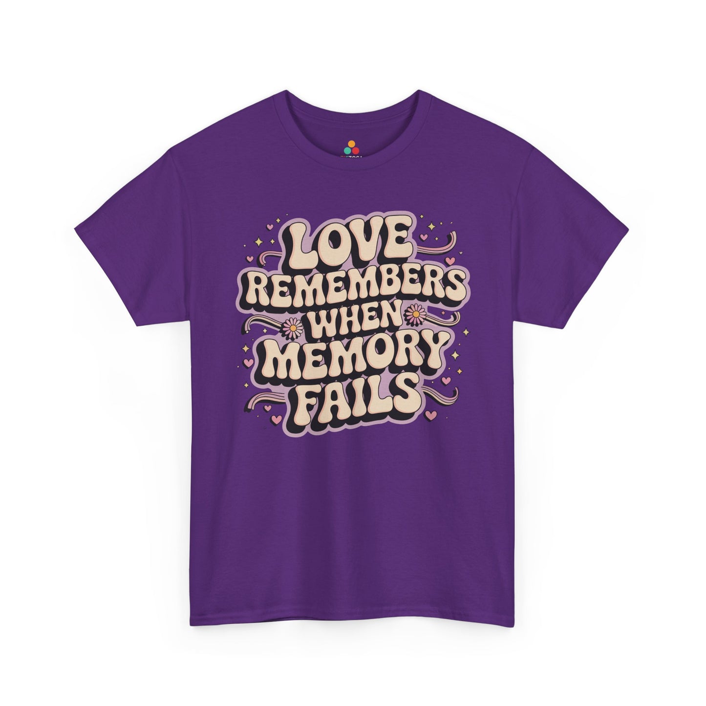 Love Remembers When Memory Fails Alzheimer’s Awareness Unisex T-shirt | TEEZOCA 
