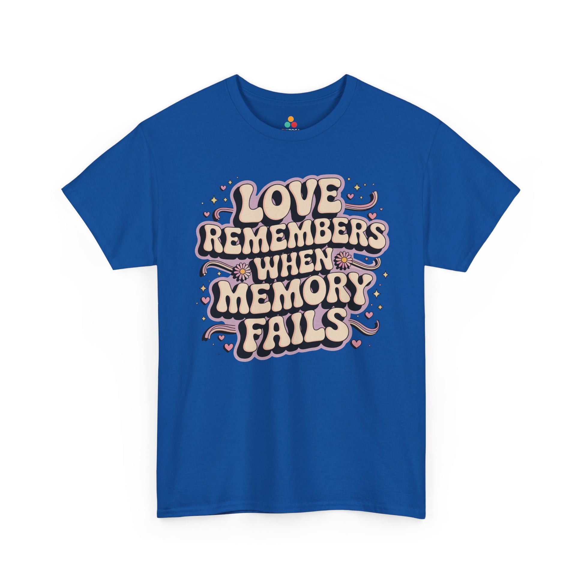 Love Remembers When Memory Fails Alzheimer’s Awareness Unisex T-shirt | TEEZOCA 