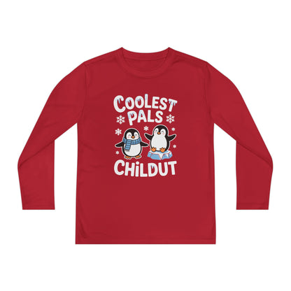 Coolest Pals Childut Penguin Kids Long Sleeve Tee TEEZOCA