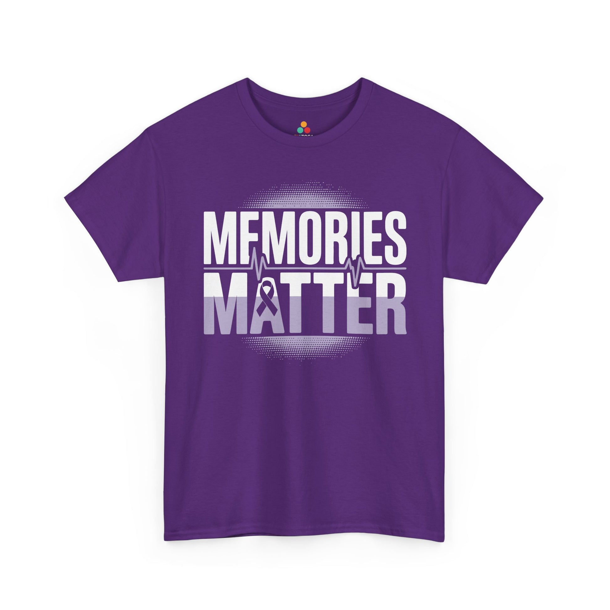 Memories Matter Unisex T-shirt Alzheimer Awareness Ribbon | TEEZOCA 
