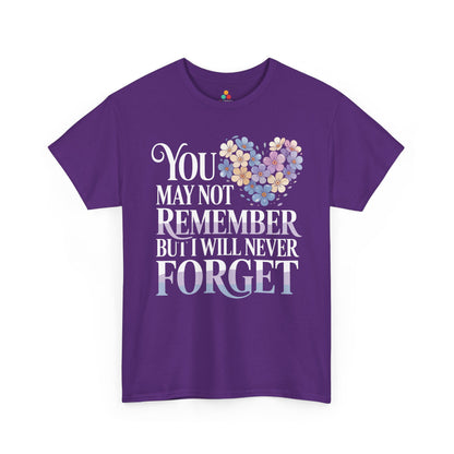 You May Not Remember Unisex T-shirt – Alzheimer's Support | TEEZOCA 