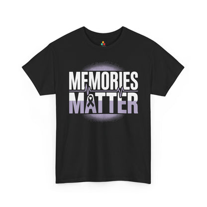 Memories Matter Unisex T-shirt Alzheimer Awareness Ribbon | TEEZOCA 
