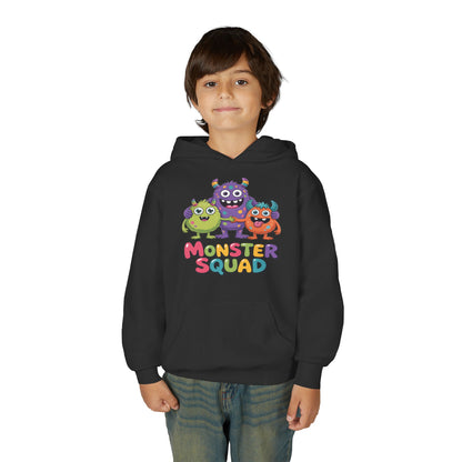 Youth Hoodie — Colorful "Monster Squad" Kids Pullover TEEZOCA