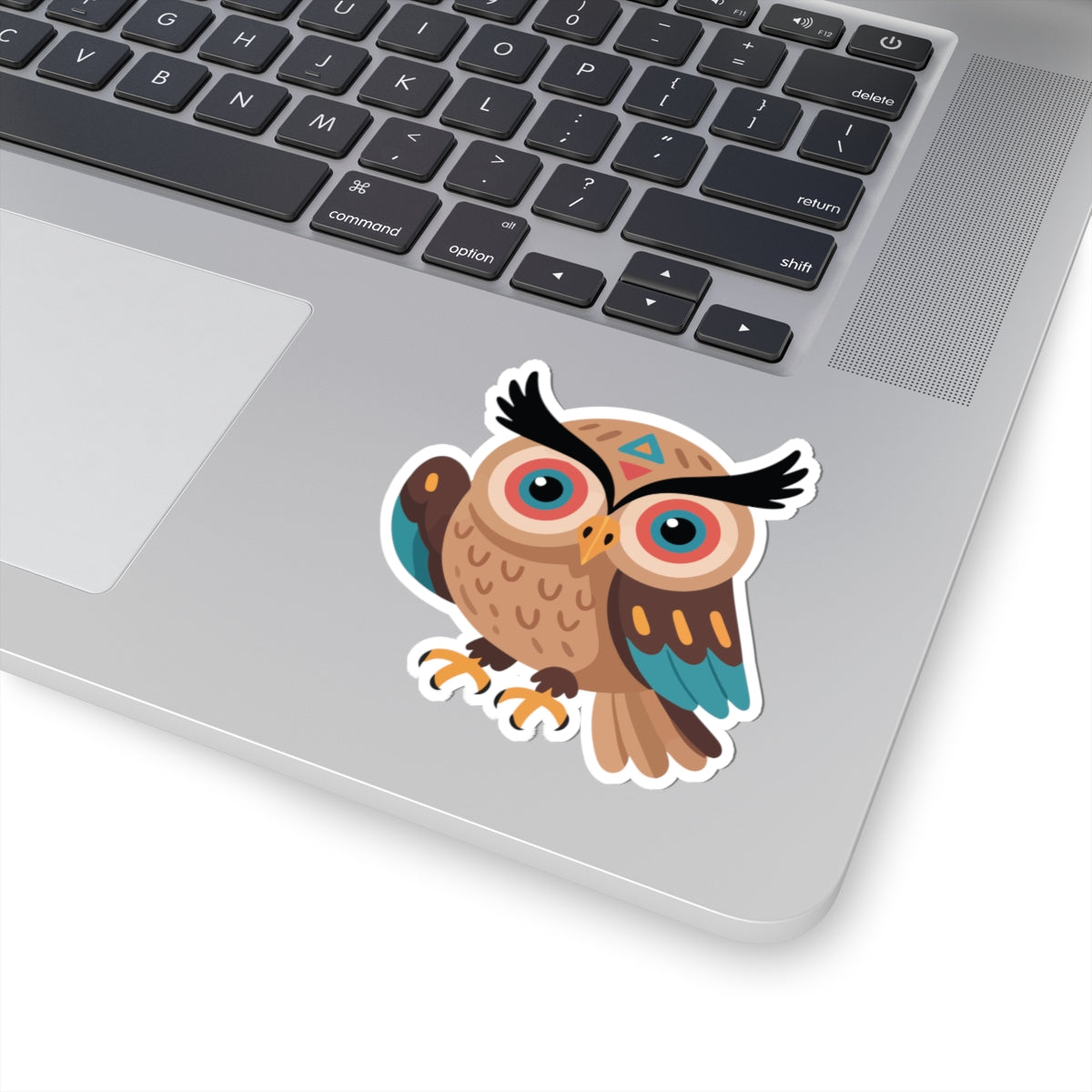 TEEZOCA cute owl illustration with tribal patterns