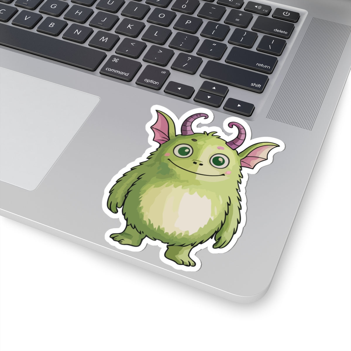 TEEZOCA cute green monster sticker cartoon creature