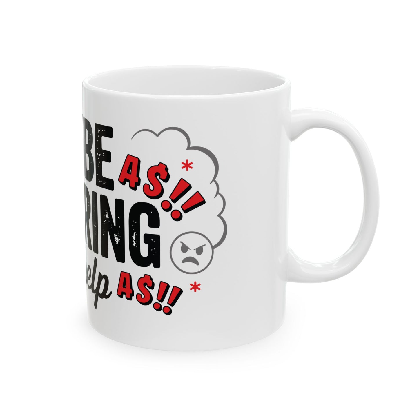 TEEZOCA sarcastic stress relief coffee mug design