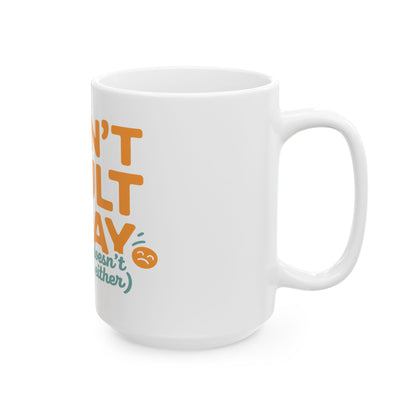 TEEZOCA relatable adult life coffee cup