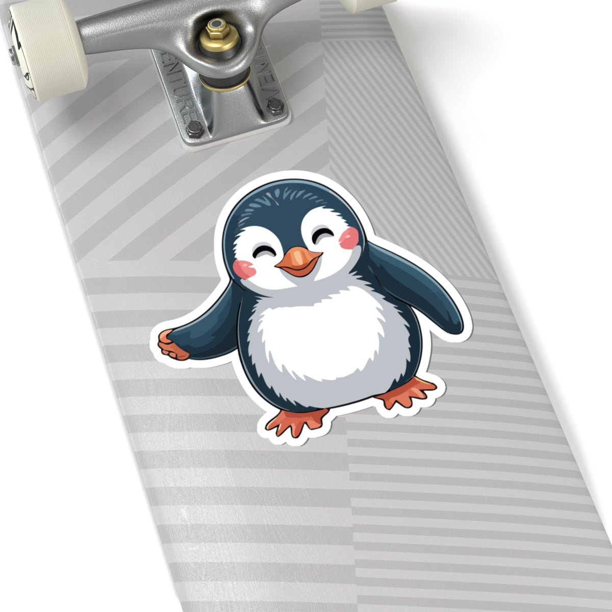 TEEZOCA cute penguin sticker smiling cartoon bird