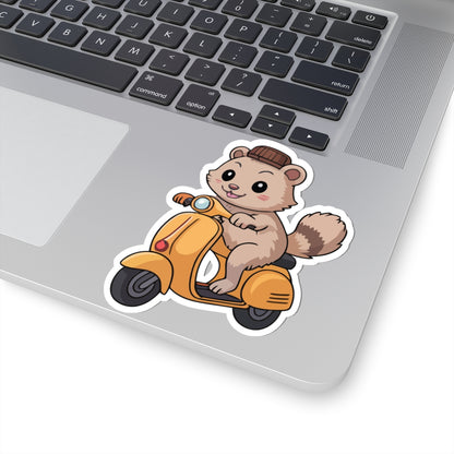 TEEZOCA bear scooter sticker cute bear cartoon