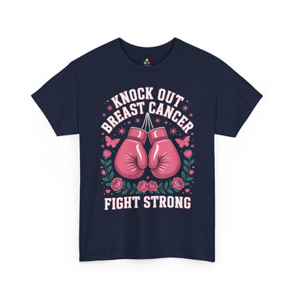 Knock Out Breast Cancer Awareness Fight Strong Unisex T-shirt | TEEZOCA 