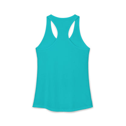 TEEZOCA women’s fitness tank top with humorous squat and gym motivation artwork