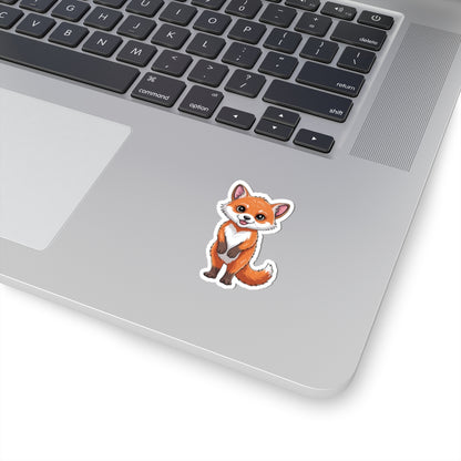TEEZOCA adorable fox sticker kawaii woodland design