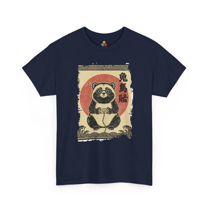 Panda Gamer Vintage Tee Japanese Ukiyo-e Graphic T-Shirt