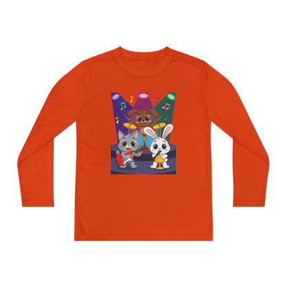 Cute Animal Band Kids Long Sleeve T-Shirt | TEEZOCA 