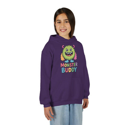 Youth 'Monster Buddy' Hoodie — Cute Colorful Kids Monster Pullover TEEZOCA