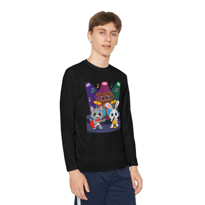 Cute Animal Band Kids Long Sleeve T-Shirt | TEEZOCA 