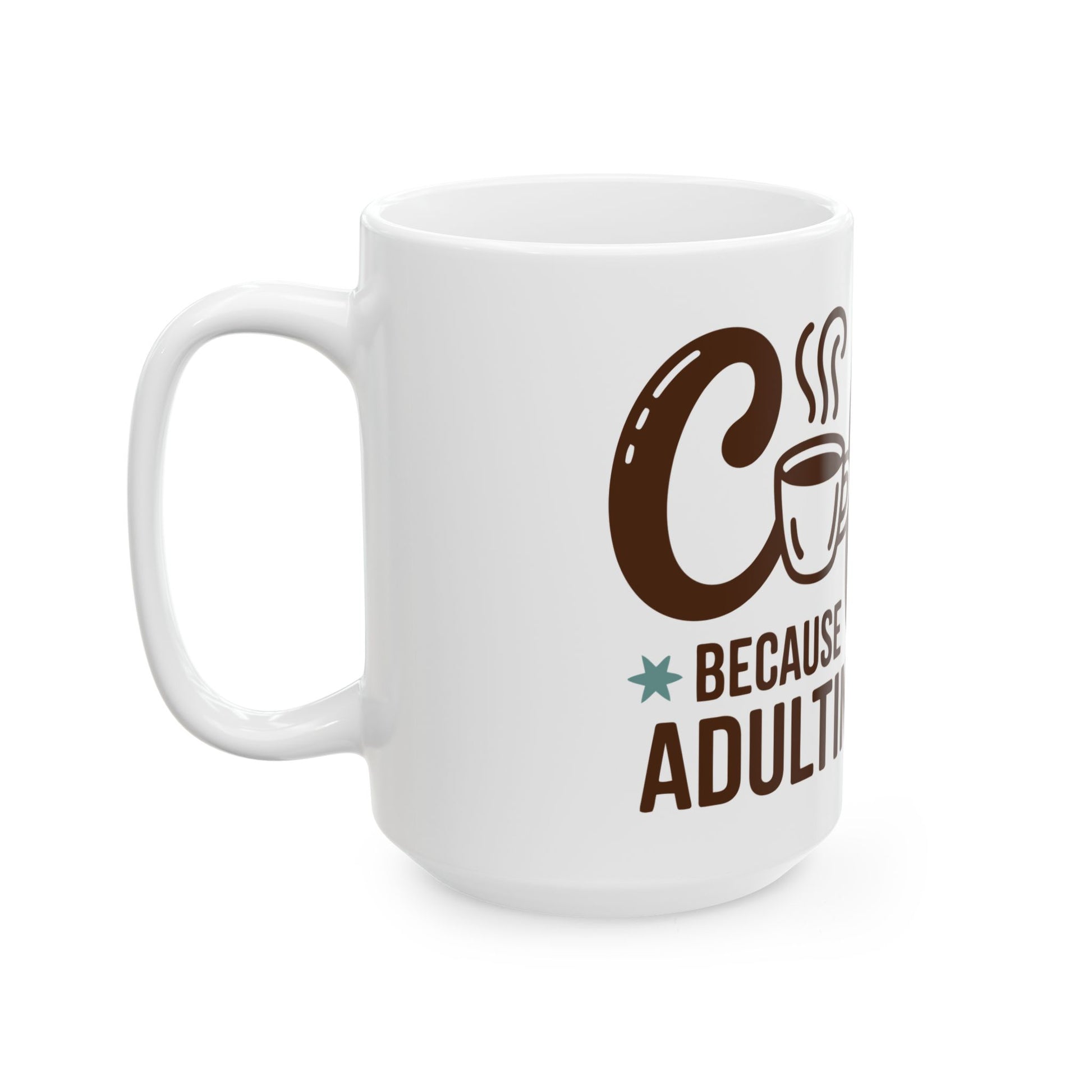 TEEZOCA relatable coffee lover mug for tired adults