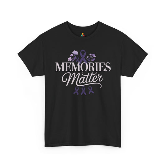 Memories Matter Unisex T-shirt – Alzheimer's Awareness Ribbon | TEEZOCA 