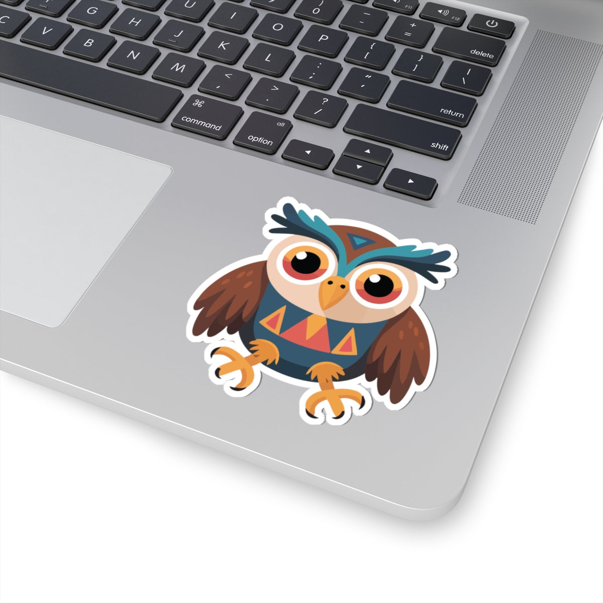 TEEZOCA modern owl illustration with tribal patterns